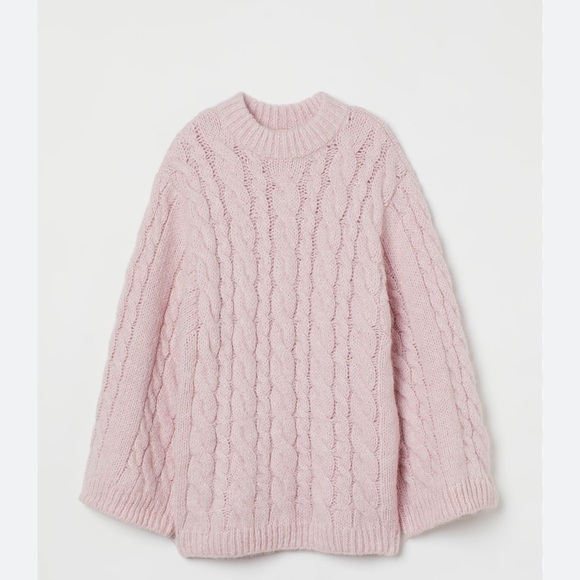 ISO WOOL-BLEND CABLE-KNIT SWEATER H&M - Picture 1 of 1